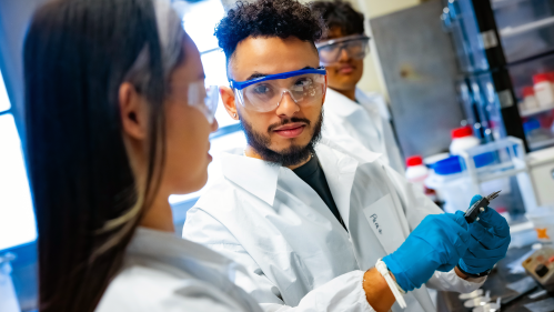 Rutgers Engineering students making discoveries in the lab