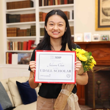 Julianne Chan is a junior majoring in environmental engineering at Rutgers University–New Brunswick
