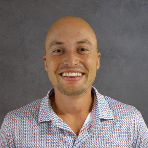 Ryan Krug, a man in a buttoned down shirt