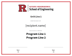 Rutgers Engineering Certificate 2