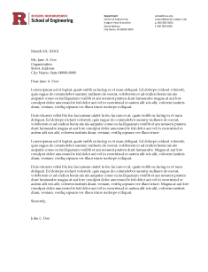 Rutgers Engineering Letterhead